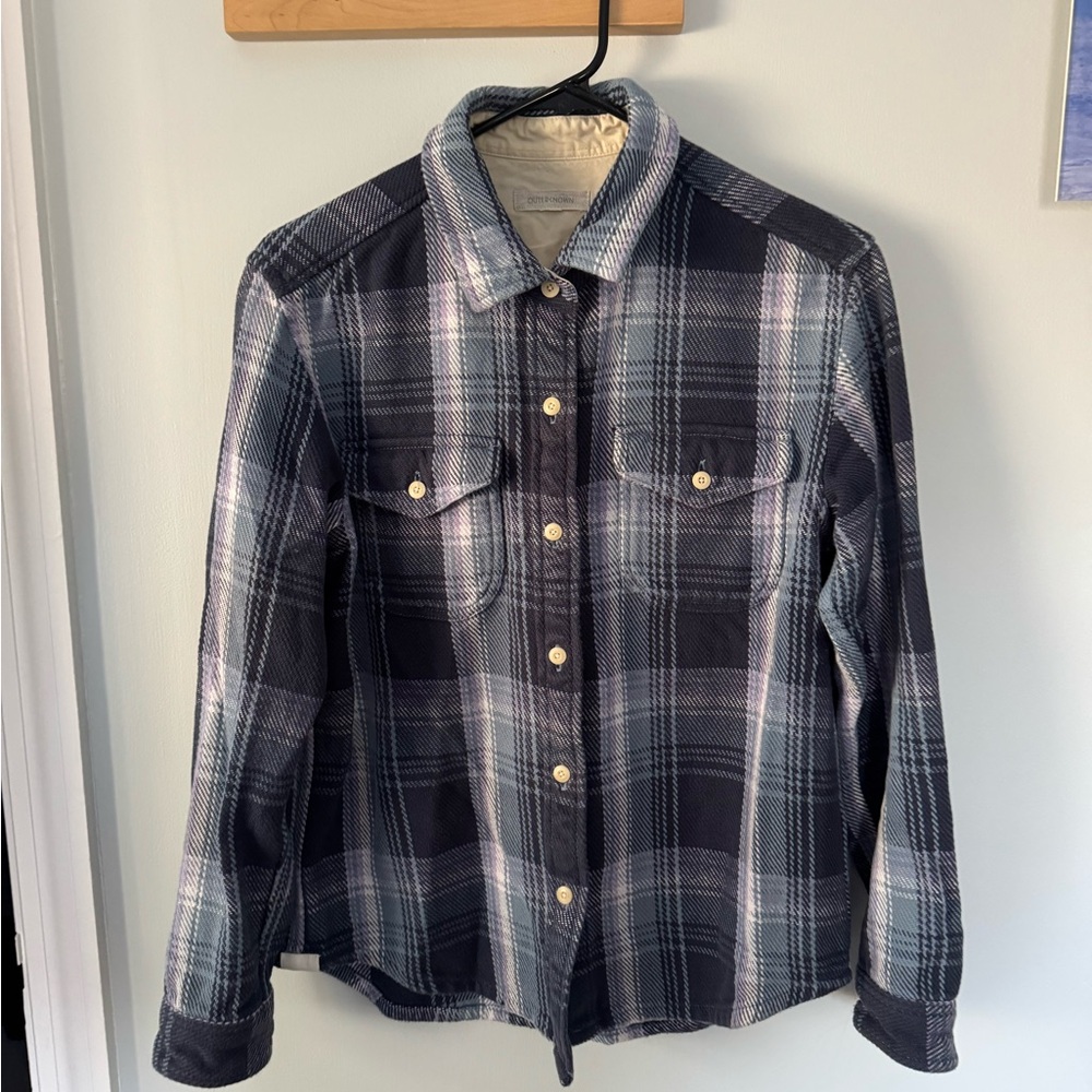 Outerknown Women’s Plaid Blanket Shirt S